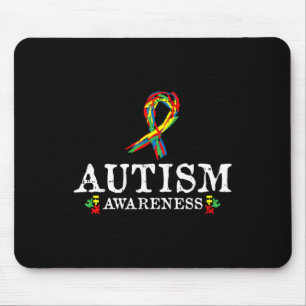 Puzzle Piece Ribbon Autism Awareness Gifts For Adu Mouse Pad