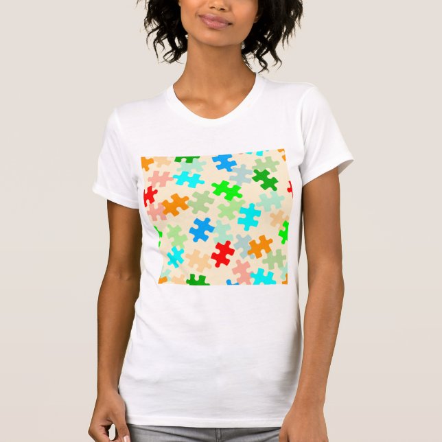 Puzzle Piece Womens T-Shirt (Front)