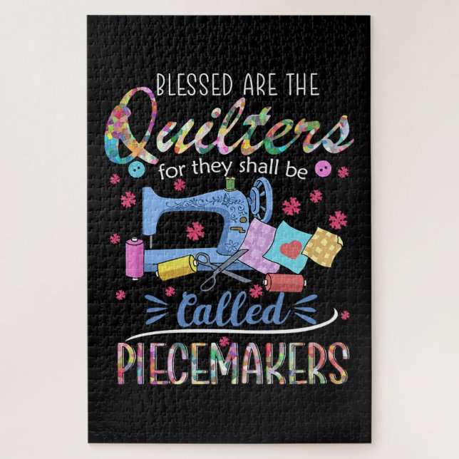 Puzzle Piecemakers Piecemakers Quilting Idées de couture (Vertical)