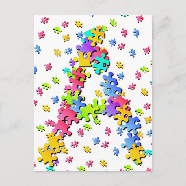 Puzzle Pieces - A Postcard (Front)