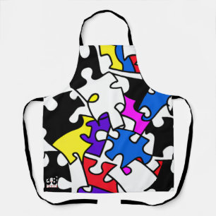 Puzzle Pieces Apron