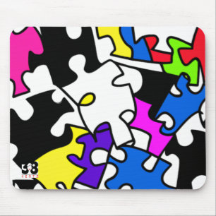 Puzzle Pieces Mouse Pad