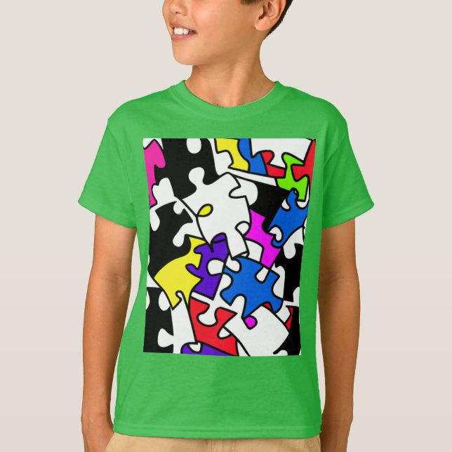 Puzzle Pieces T-Shirt (Front)