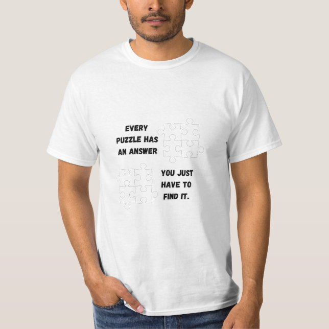 Puzzle Pieces T-Shirt (Front)