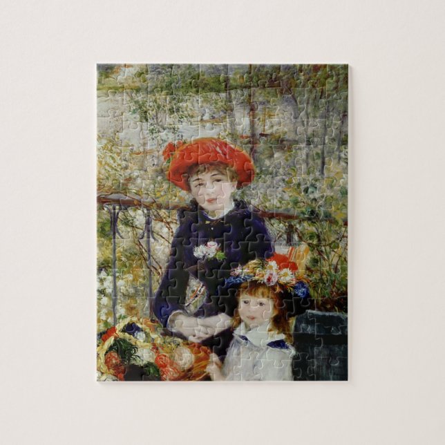 Puzzle Pierre A Renoir | Deux Soeurs, ou Sur La Terrasse (Vertical)
