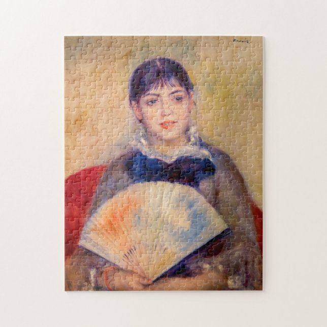 Puzzle Pierre-Auguste Renoir - Fille avec un ventilateur (Vertical)