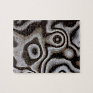 Puzzle Pierre de jaspe noir et blanc