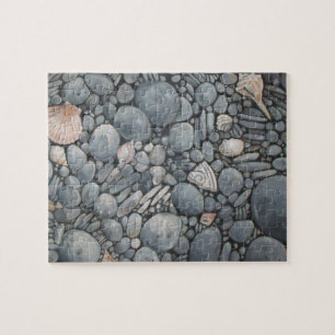 Puzzle Pierres de plage Coques Galets Rochers Peinture Ar