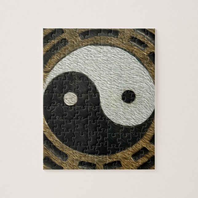 Puzzle Pierres de zen avec Yin et Yang (Vertical)