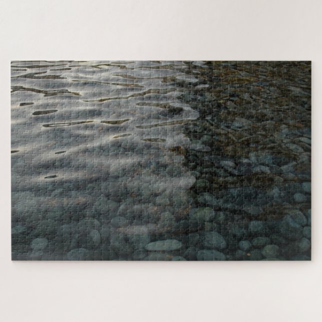 Puzzle Pierres douces dans la série d'eau ondulée, photo  (Horizontal)