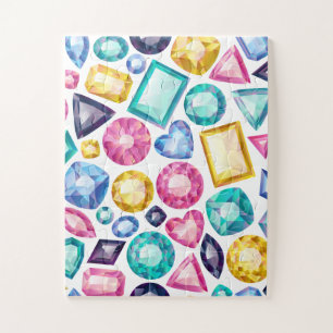 Puzzle Pierres gemmes brillantes Girly chics de diamant