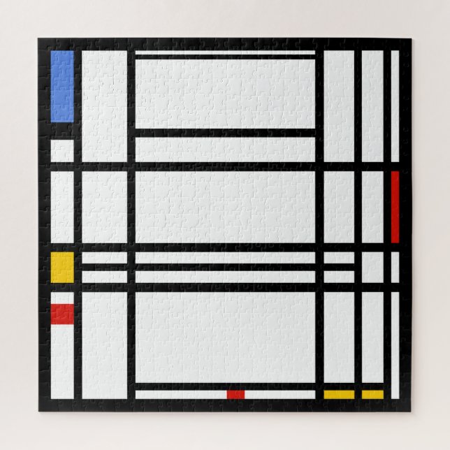 Puzzle Piet Mondrian, Grande Composition 10 (Vertical)