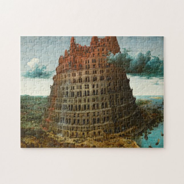 Puzzle PIETER BRUEGEL - La petite tour de Babel 1563 (Horizontal)