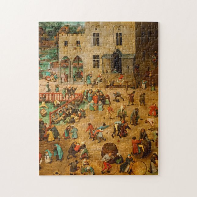 Puzzle Pieter Bruegel The Elder - Jeux pour enfants (1560 (Vertical)