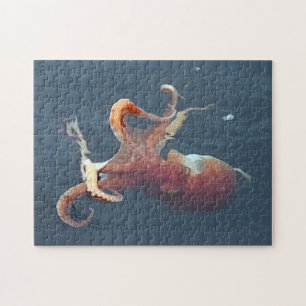 Puzzle Pieuvre Vibrante Vie Marine Océan Amoureux de la M