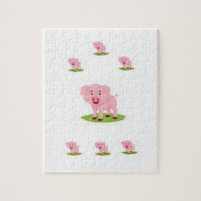 Puzzle Pig (Vertical)