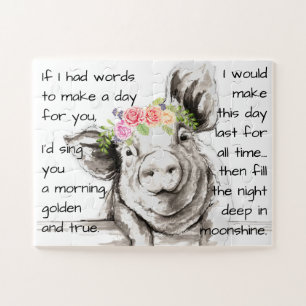 Puzzle Pig Pig Petunia