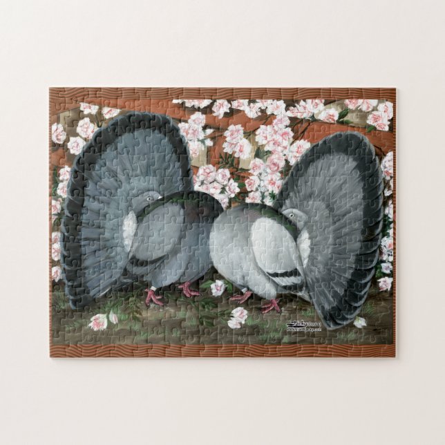 Puzzle Pigeons fantastiques jumelés (Horizontal)