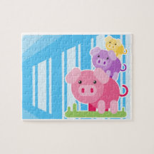 puzzle pigs children