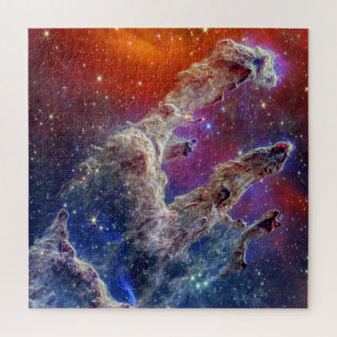 Puzzle Piliers de la création JWST en composite NIRCam et