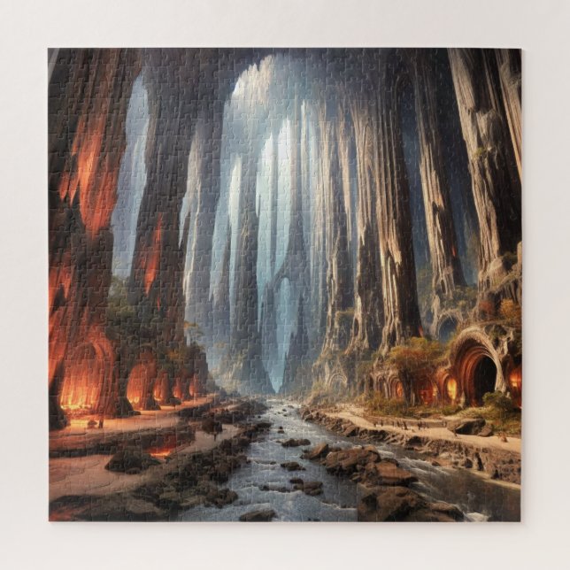 Puzzle Piliers et personnes (Vertical)