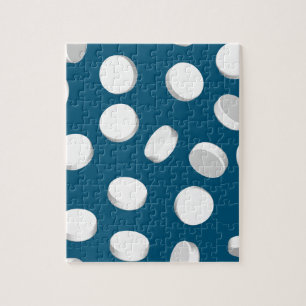 Puzzle pilules bleues