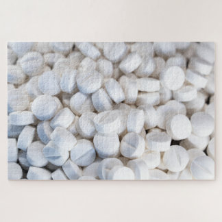 Puzzle pilules de médecine blanche