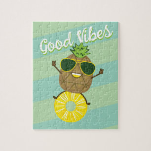 Puzzle   Pineapple Character Good Vibes