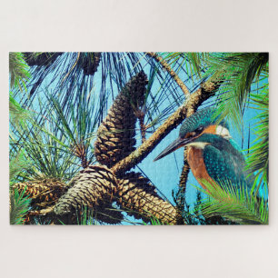 Puzzle Pinecones Oiseaux Nature animale