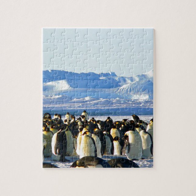 Puzzle Pingouins empereurs (Vertical)