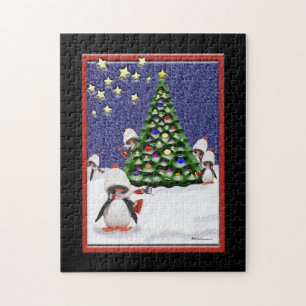 Puzzle Pingouins En Christmasland