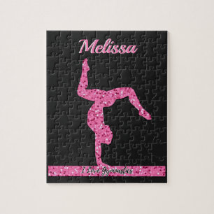 Puzzle Pink Gymnastique Fille Éperche Balancier