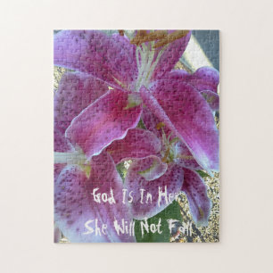 Puzzle Pink Stargazer Dieu En Elle Elle Ne Tombera Pas