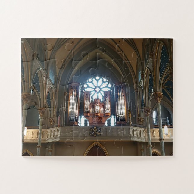 Puzzle Pipe Organs St, John La Cathédrale Baptiste (Horizontal)