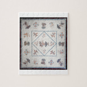 Puzzle Piquez dans la "broderie Perse", c.1800 (appliqué,