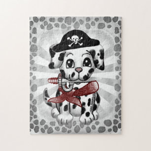 Puzzle pirate chien chiot