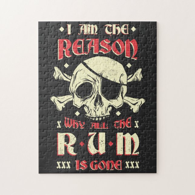 Puzzle Pirate de rhum (Vertical)