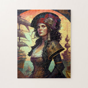 Puzzle Pirate Woman Imaginaire Art