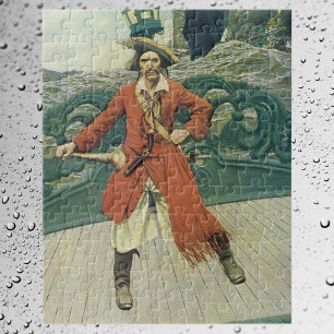 Puzzle Pirates d'antan, Capitaine Keitt par Howard Pyle