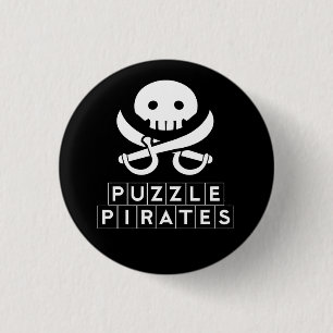 Puzzle Pirates Skull Button