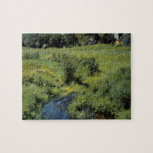 Puzzle Piscine Medfield par Dennis Miller Bunker, Art Vin