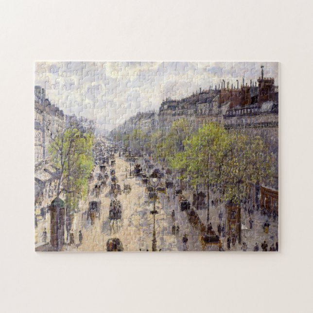 Puzzle Pissarro - Boulevard Montmartre, Printemps (Horizontal)