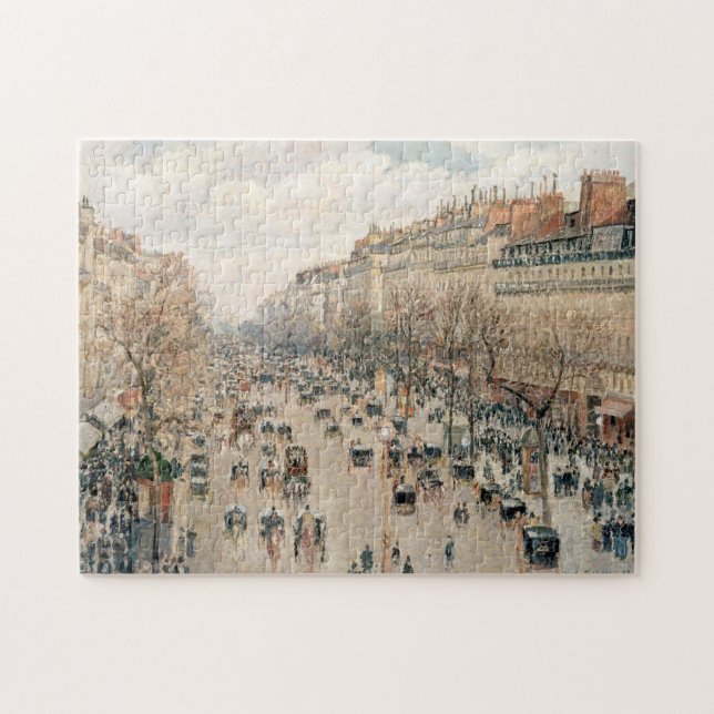 Puzzle Pissarro - Boulevard Montmartre, Soleil après-midi (Horizontal)