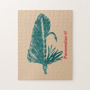 Puzzle Piste Matuka vert attache mouche, art de pêche à l