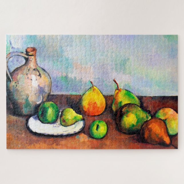 Puzzle Pitcher et Fruit, Paul Cezanne (Horizontal)
