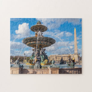 Puzzle Place de la Concorde and obelisk - Paris, France
