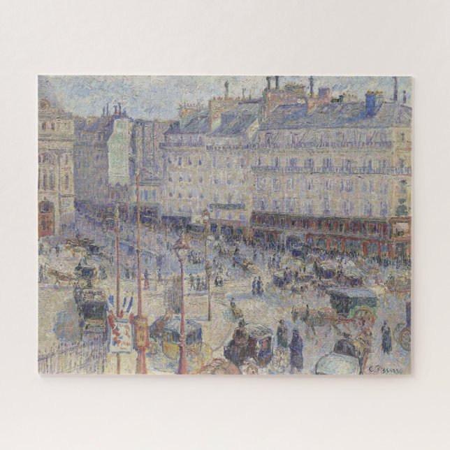 Puzzle Place du Havre, Paris par Pissarro (Horizontal)