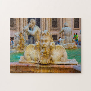 Puzzle Place Navone  Rome Italie .
