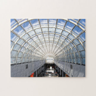 Puzzle Plafond en verre Fenêtre Ciel bleu Photo