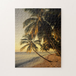 Puzzle Plage au coucher du soleil, Trinidad
